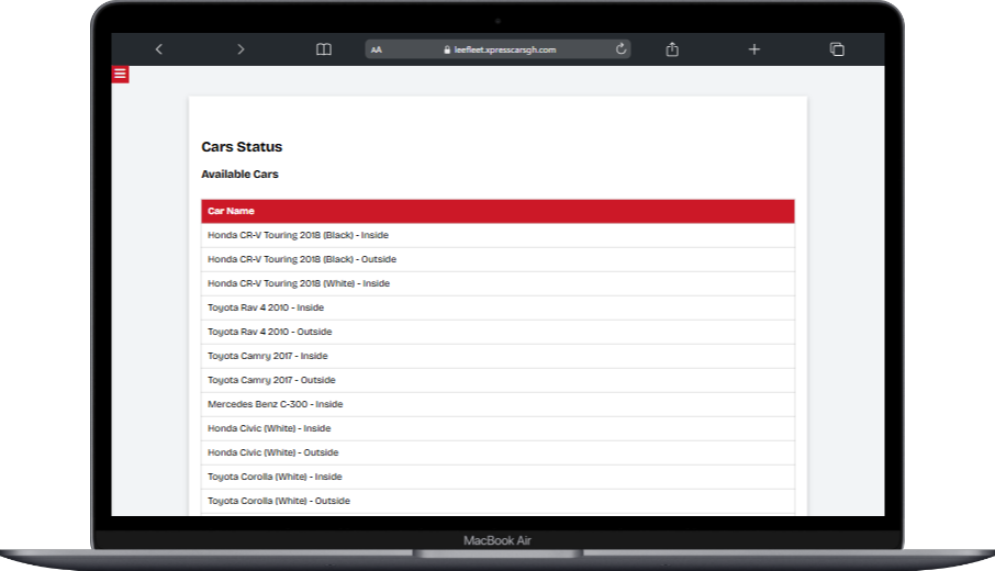 LeeFleet Cloud-Based Car Rental System